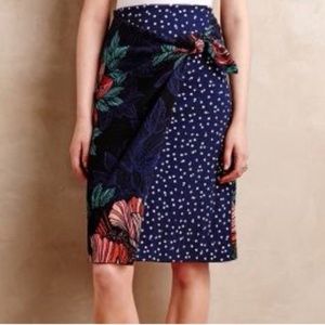 Anthropologie Maeve Wrap Skirt